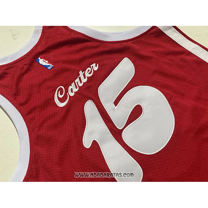 Camiseta Memphis Grizzlies Vince Carter #15 Mitchell & Ness 2015-16 Rojo